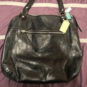 Coach Leather Poppy Tote